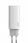 INCARCATOR retea Baseus GaN2 Lite, Quick Charge 65W, 1 x USB 5V/3A, 1 x USB Type-C 5V/3A, alb 