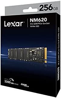 LEXAR NM620 256GB SSD, M.2 NVMe, PCIe Gen3x4, up to 3000 MB/s read and 1300 MB/s write_1