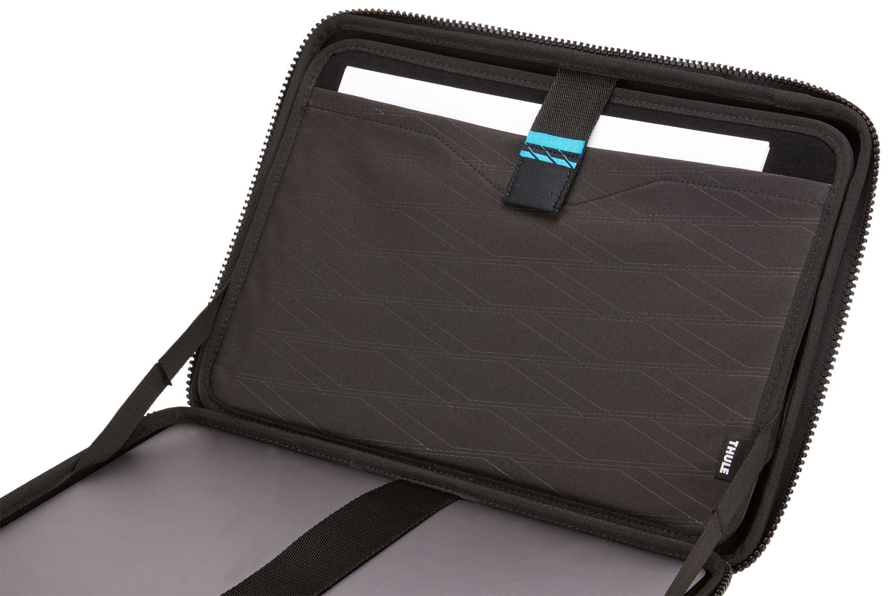 GEANTA THULE, pt. notebook de max. 15.6 inch, 2 compartiment, buzunar frontal, waterproof, poliester, negru, 