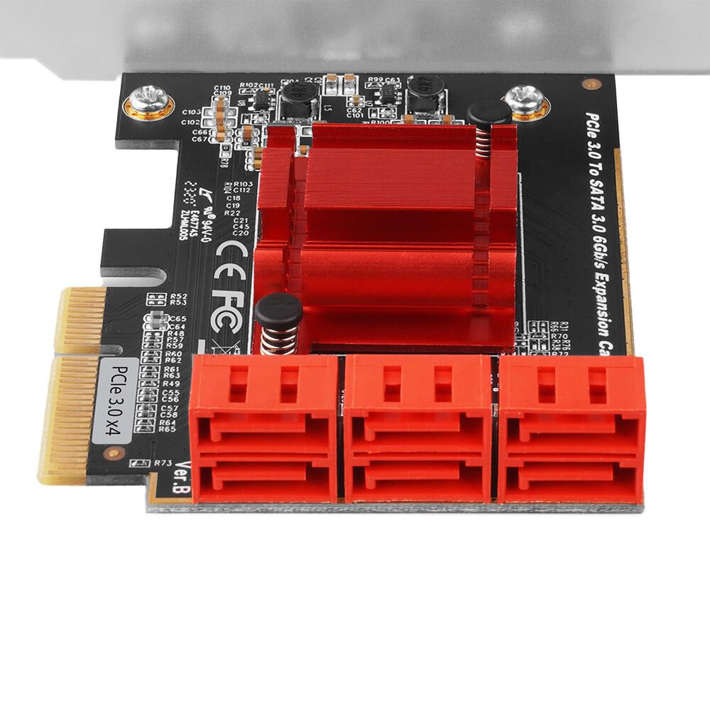 Placa PCI-Express(pci-e) adaptor la 6 x Sata III, LP_2