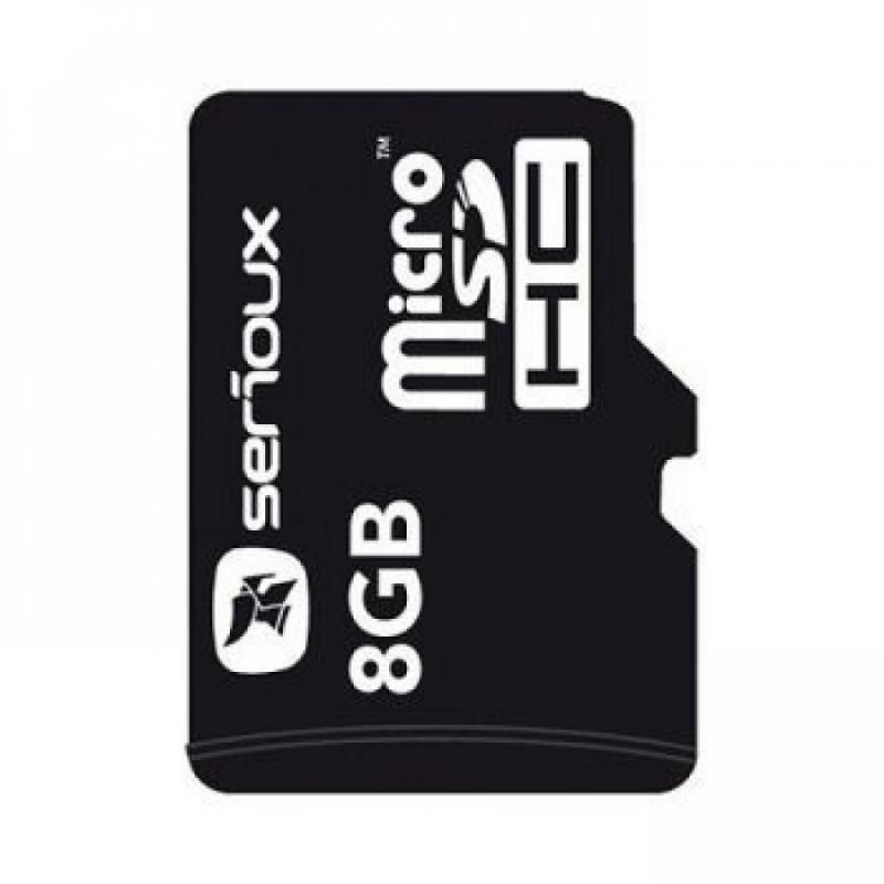 Micro Secure Digital Card Serioux, 8GB, SFTF08AC10, Clasa 10, cu adaptor SDHC_1