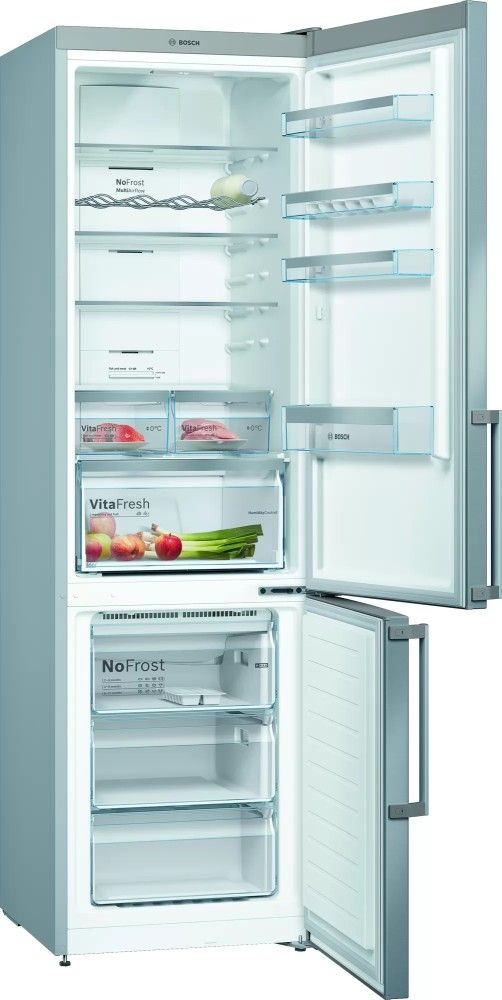 Bosch Serie 4 KGN397IEQ fridge-freezer Freestanding 368 L E Stainless steel_3