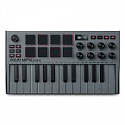 AKAI MPK Mini MK3 Control keyboard Pad controller MIDI USB Black, Grey_1