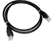 Alantec KKU6CZA0.5 Patch-cord U/UTP cat.6 PVC 0.5m black_1