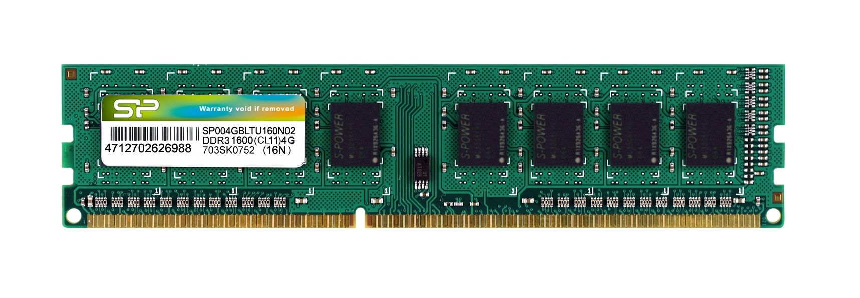 Silicon Power SP004GLLTU160N02 memory module 4 GB 1 x 4 GB DDR3L 1600 MHz_4