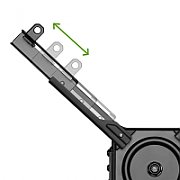 Maclean MC-913 Universal Projector Bracket Ceiling Mount Adjustable Steel Tilting Rotatable 35kg_3