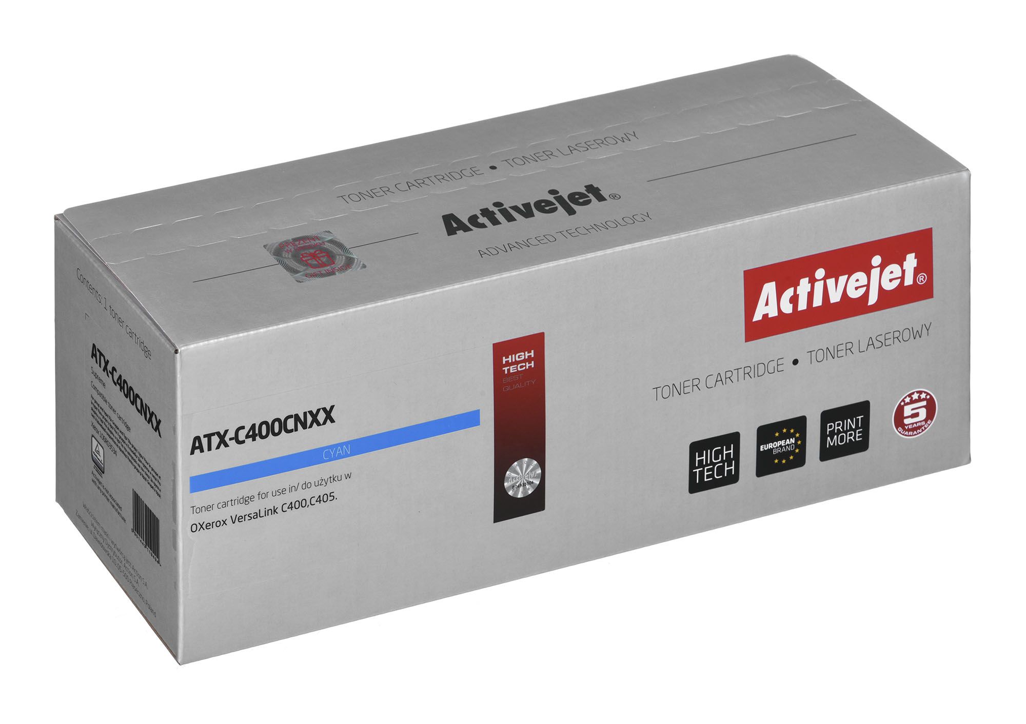 Activejet ATX-C400CNXX toner (replacement for Xerox 106R03534; Supreme; 8000 pages; blue)_2