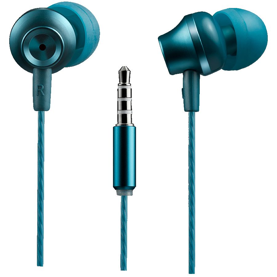 CANYON SEP-3 Stereo earphones with microphone, metallic shell, cable length 1.2m, Blue-green, 22*12.6mm, 0.012kg_1