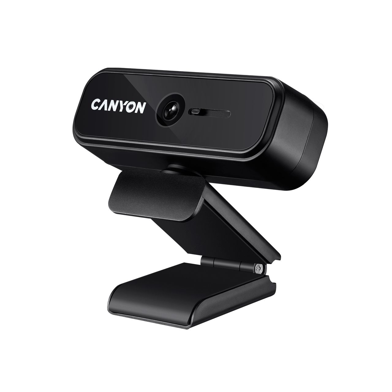 CANYON C2 720P HD 1.0Mega fixed focus webcam with USB2.0. connector, 360° rotary view scope, 1.0Mega pixels, built in MIC, Resolution 1280*720(1920*1080 by interpolation), viewing angle 46°, cable length 1.5m, 90*60*55mm, 0.104kg, Black_3