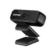 CANYON C2 720P HD 1.0Mega fixed focus webcam with USB2.0. connector, 360° rotary view scope, 1.0Mega pixels, built in MIC, Resolution 1280*720(1920*1080 by interpolation), viewing angle 46°, cable length 1.5m, 90*60*55mm, 0.104kg, Black_3