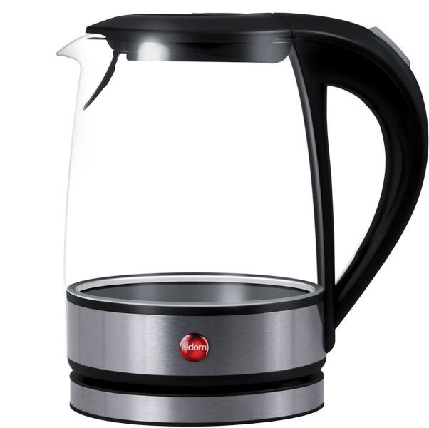 ELDOM C410 LITEA electric kettle 1.2 L 1500 W Black, Transparent_9