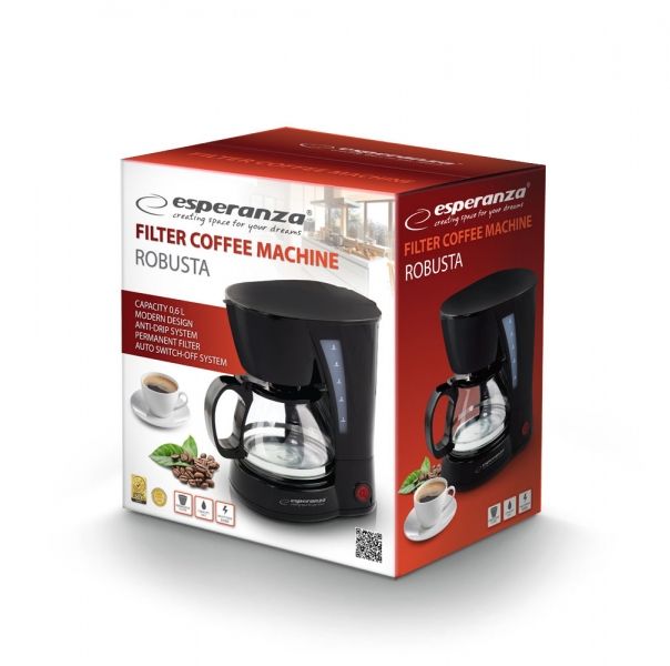 Esperanza EKC006 coffee maker Drip coffee maker 0.6 L_2