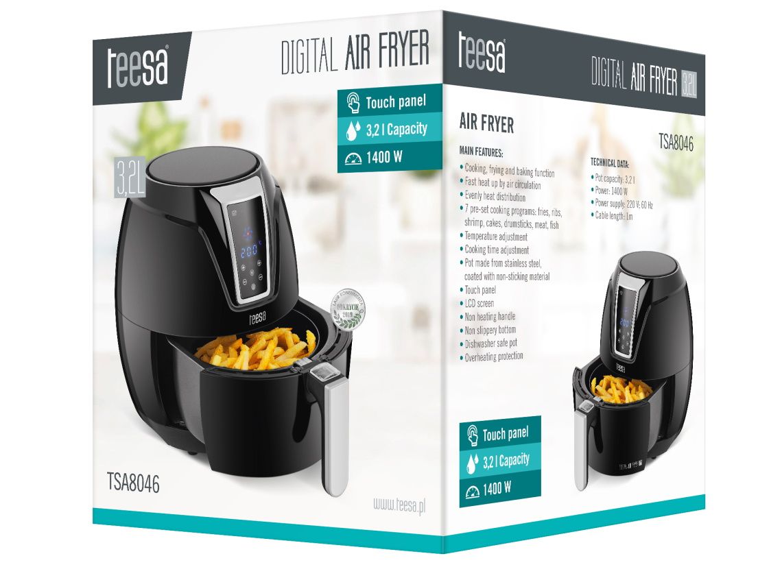 Teesa Digital Air Fryer 3,2 l_4