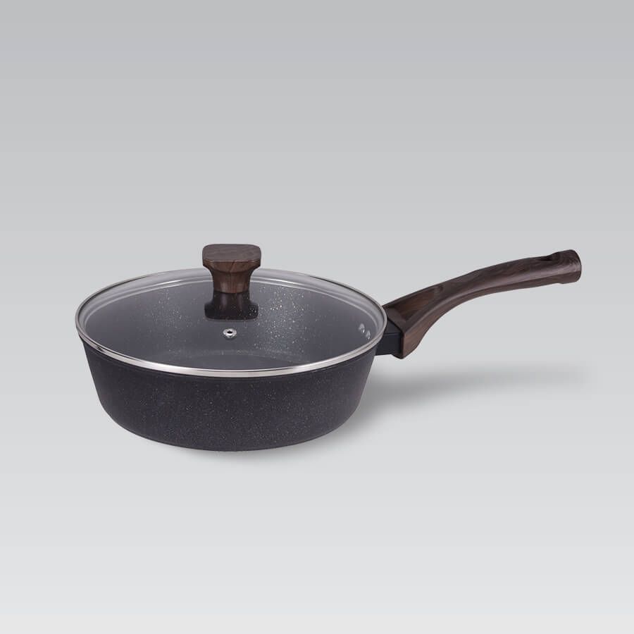 Deep frying pan with lid MAESTRO 24cm MR-1216-24