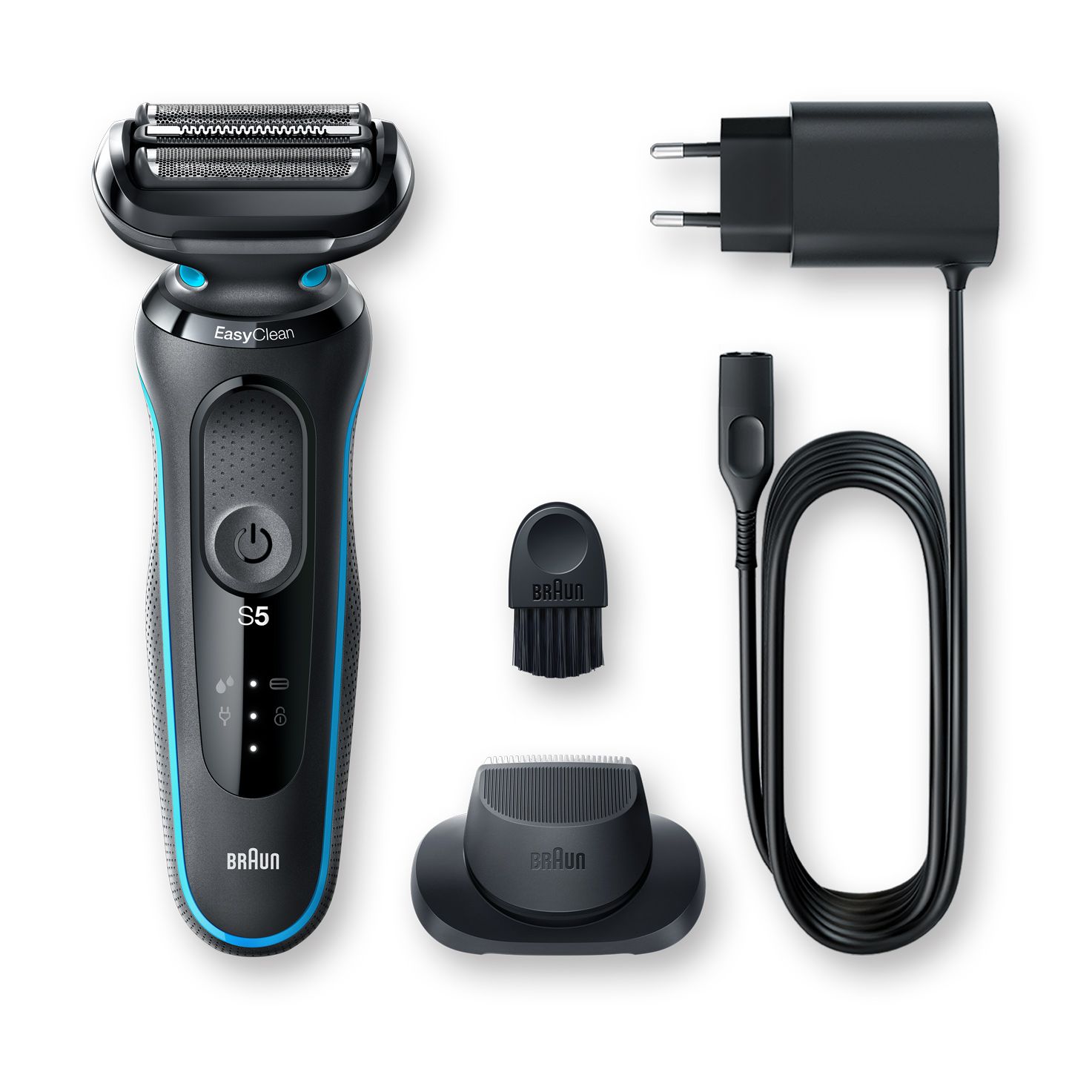 Braun Series 5 50-M1200s Foil shaver Trimmer Black, Blue_2