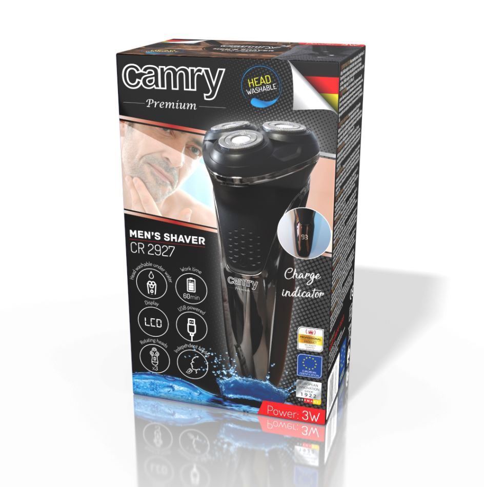 Camry CR 2927 men's shaver Rotation shaver Trimmer Gray_5