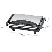 Electric grill Clatronic MG 3519 (700W, black and silver)_2