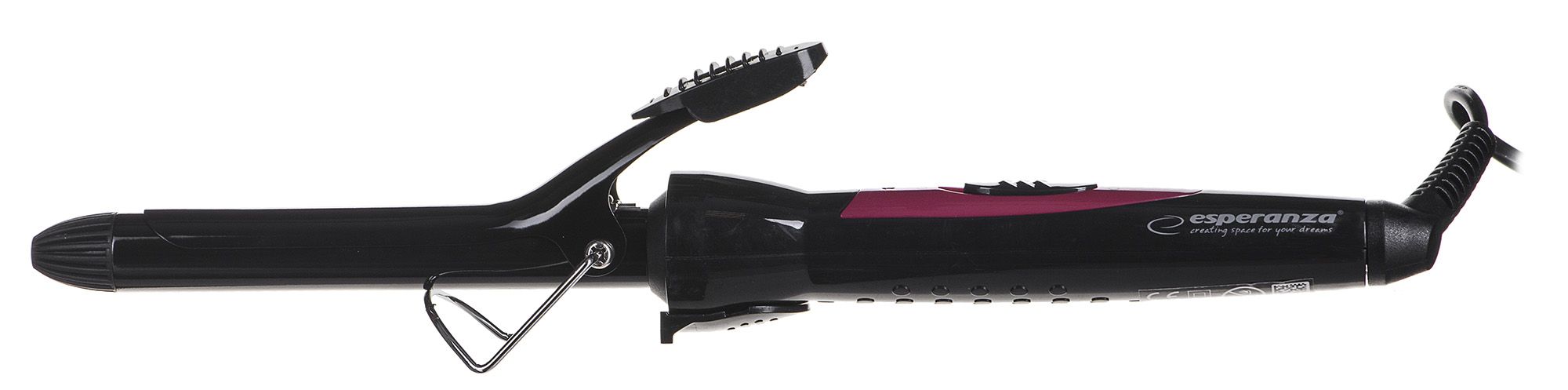 Esperanza EBL004 hair styling tool Curling iron Black 1.7 m 25 W_4