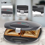 Clatronic ST 3477 sandwich maker 750 W Grey_6