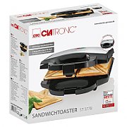 Clatronic ST 3778 sandwich maker 750 W Black,Stainless steel_4