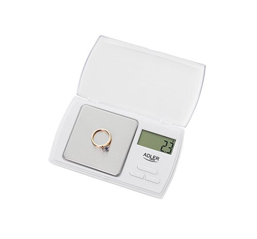 Adler AD 3161 kitchen scale White Rectangle Electronic personal scale_2