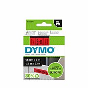 DYMO D1 Standard - Black on Red - 12mm_2