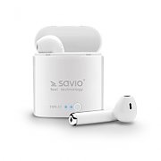 Savio TWS-01 Wireless Bluetooth Earphones, White_1