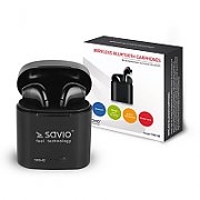 Savio TWS-02 Wireless Bluetooth Earphones, Black_3