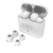 Savio TWS-07 PRO Wireless Bluetooth Earphones Headset White_4