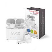 Savio TWS-07 PRO Wireless Bluetooth Earphones Headset White_5