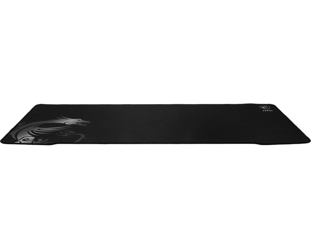 MSI AGILITY GD70 Pro Gaming Mousepad '900mm x 400mm, Pro Gamer Silk Surface, Iconic Dragon Design, Anti-slip and shock-absorbing rubber base, Reinforced stitched edges'_3