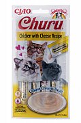 INABA Churu Chicken with cheese - cat treats - 4x14 g_1