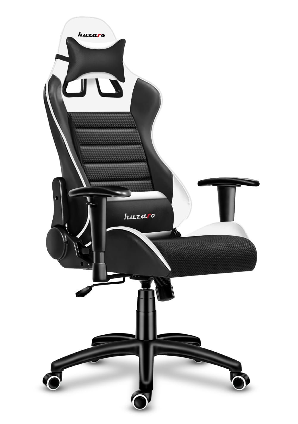 Huzaro Force 6.0 Universal gaming chair Mesh seat Black, White_1