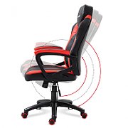Huzaro Force 2.5 Gaming armchair Hard seat Black, Red_7