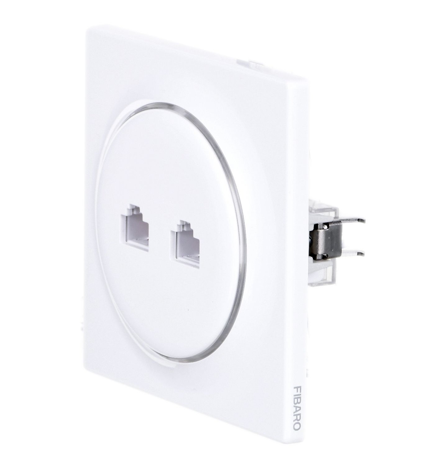 Fibaro Walli N socket-outlet 2 x RJ-45 White_2