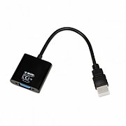 iBox IAHV01 video cable adapter HDMI Type A (Standard) VGA (D-Sub) Black_1