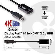 CLUB3D DisplayPort 1.4 to HDMI 2.0b HDR Active Adapter_3