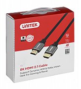 UNITEK HDMI CABLE 2.1, 8K 60HZ, 4K 120HZ, 5M,C140W_4