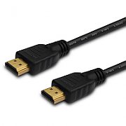 SAVIO HDMI (M) Cable, 20m, black, gold tips, v1.4 high speed, ethernet/3D CL-75_1