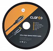 CLAROC HDMI CABLE FIBER OPTIC AOC, 2.1, 8K, 15M