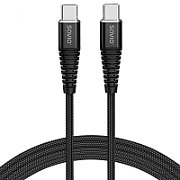 Savio CL-160 USB cable 2 m USB 2.0 USB C - USB C Black_3