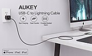 AUKEY CB-CL03 USB cable Quick Charge USB C-Lightning | 2m | Black_2