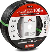 Maclean MCTV-477 coaxial cable 100 m Black_1