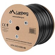 Lanberg LCF6-21CU-0305-BK networking cable Black 305 m Cat6 F/UTP (FTP) outdoor_1