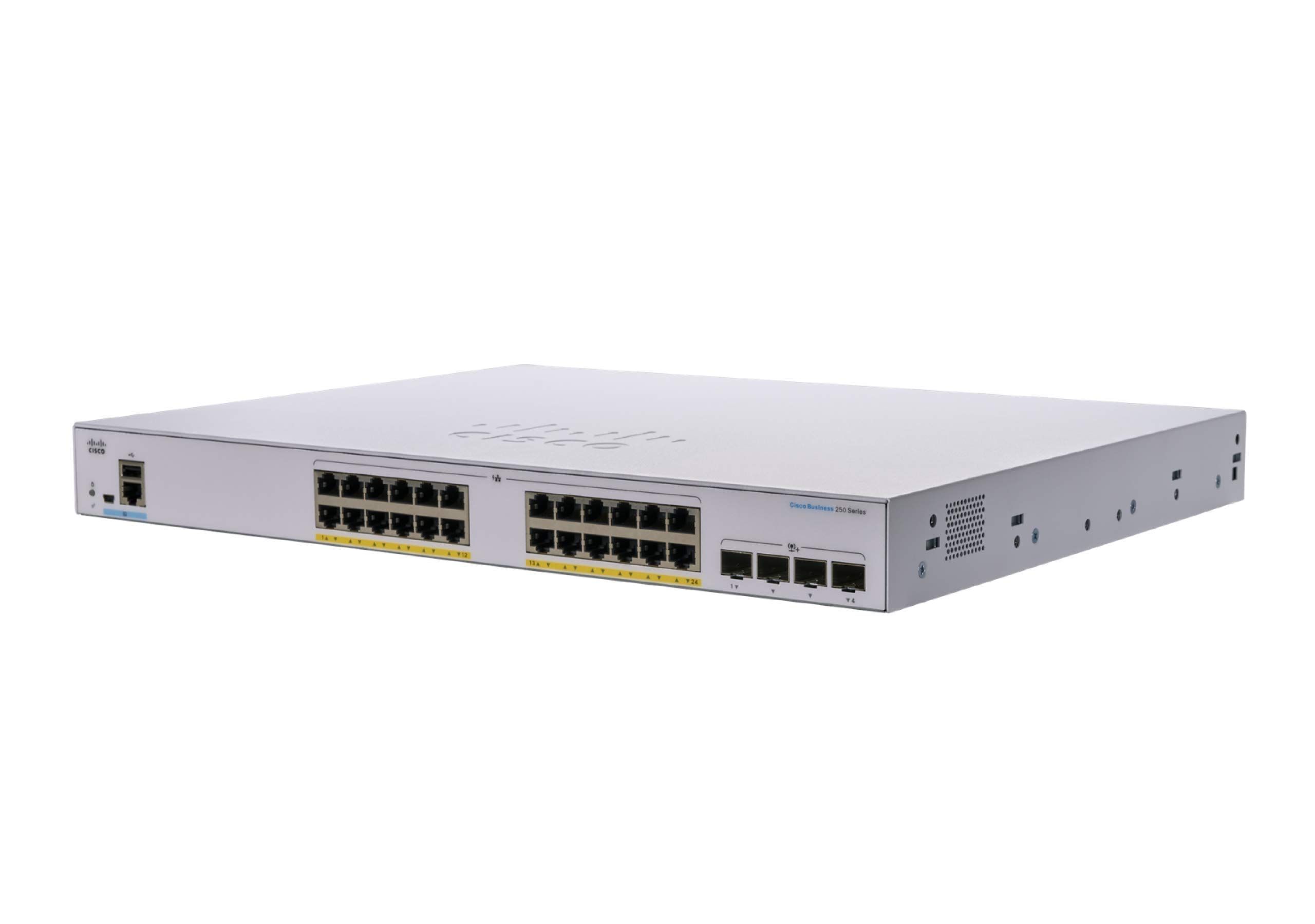 Cisco CBS250-24T-4X-EU network switch Managed L2/L3 Gigabit Ethernet (10/100/1000) Silver_2