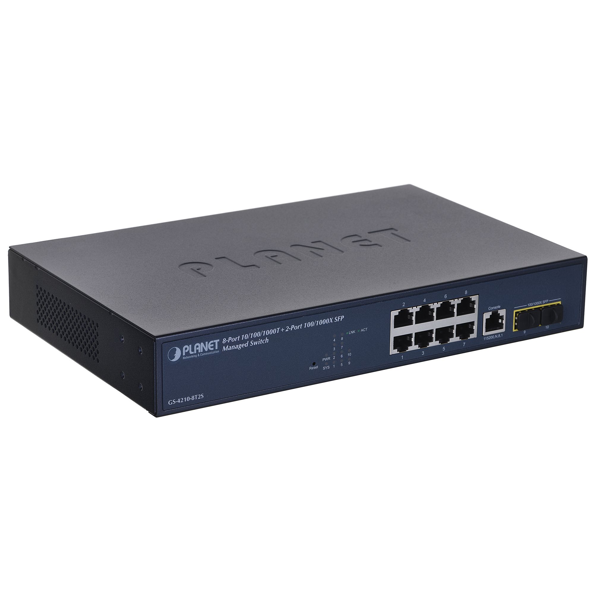 PLANET 10/100/1000T + 2-Port Managed L2/L4 Gigabit Ethernet (10/100/1000) 1U Blue_2