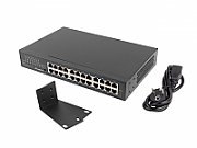 Switch Lanberg RSGE-24, 24 porturi 10/100/1000 Mbps