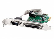 Gembird PEX-COMLPT-01 COM serial port + LPT port PCI-Express add-on card, with extra low-profile bracket_1