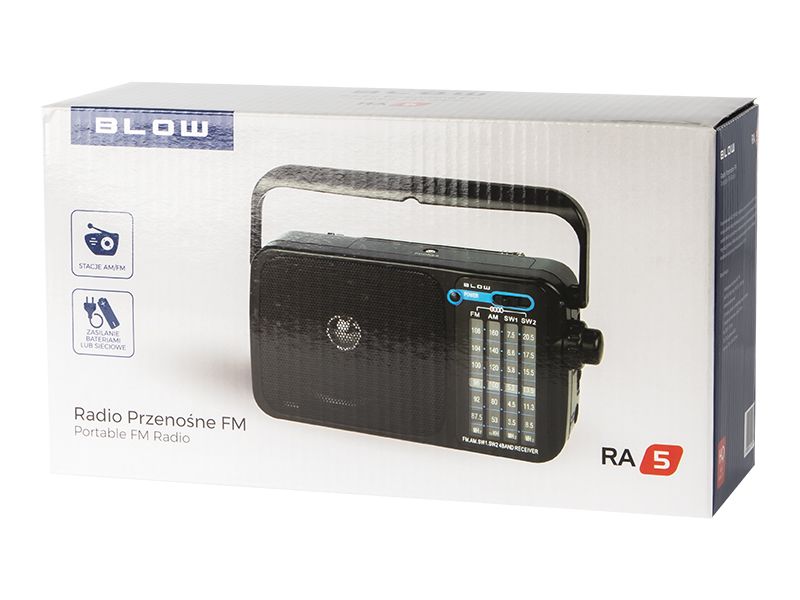 BLOW RA5 Portable Analog Black_4