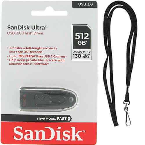 SanDisk Ultra USB flash drive 512 GB USB Type-A 3.2 Gen 1 (3.1 Gen 1) Black_1
